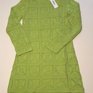 NWT The Drop Women's Laney Crochet Micro Mini Dress Size XS (E2)